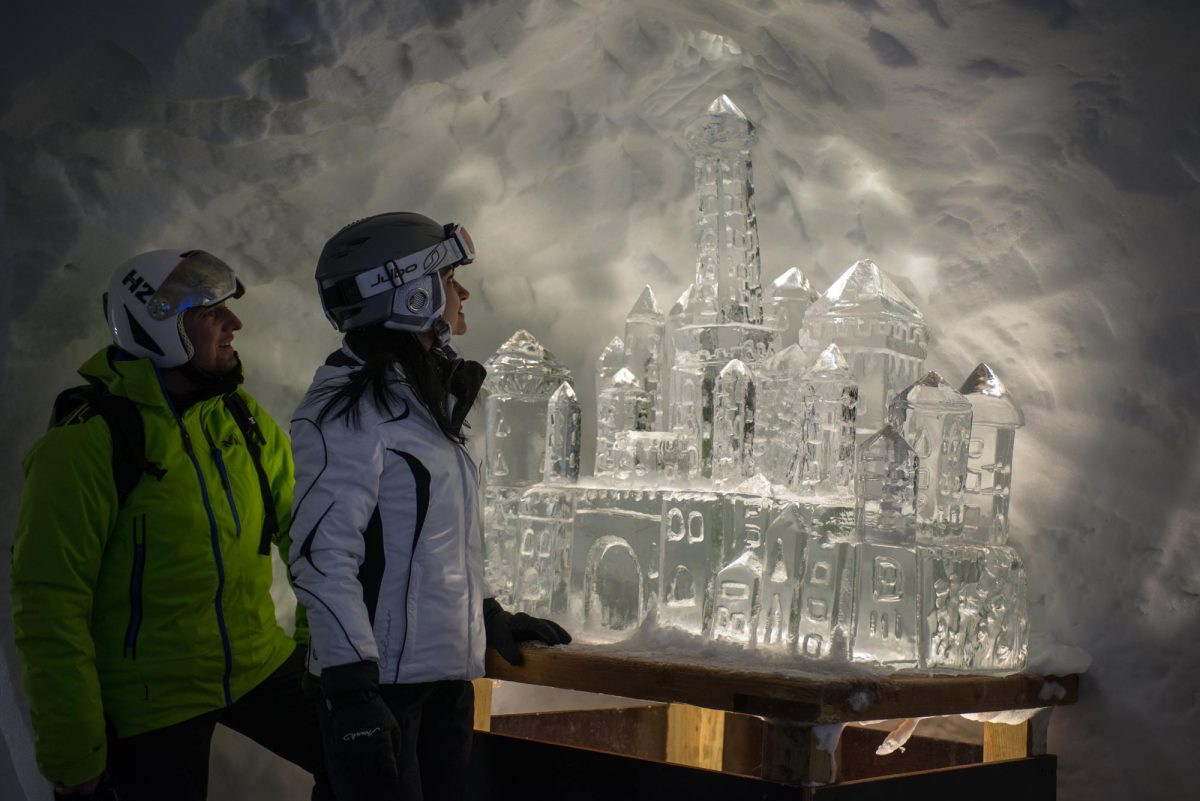 La grottre de glace de l’Alpe d’Huez