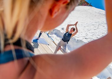 Yoga bij Pic Blanc