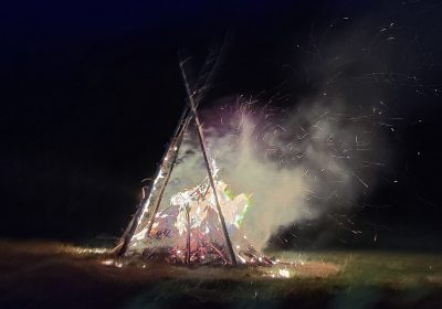 Midzomer vreugdevuur