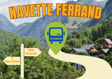 Valferrand pendeldienst: Le Bourg-d’Oisans – Vallée du Ferrand