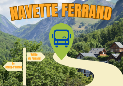 Valferrand pendeldienst: Le Bourg-d’Oisans – Vallée du Ferrand