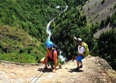 Via-ferrata van Saint Christophe en Oisans – Traject 1