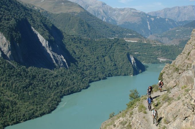 On the way to the refuge, View on the lac du Chambon