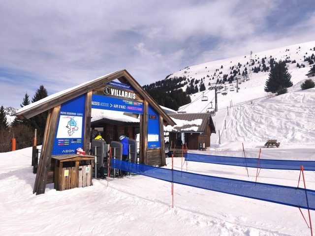 Villarais stoeltjeslift – Vertrekstation