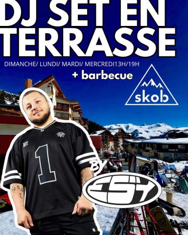 DJ-set op het terras – SKOB_Auris-en-Oisans