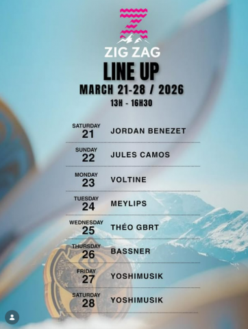 DJ-set bij Zig Zag – Line Up_Auris-en-Oisans