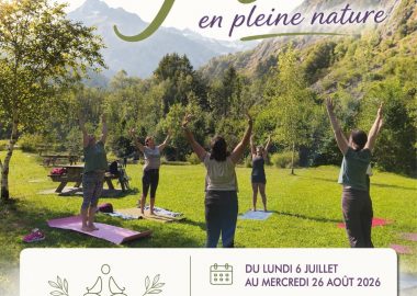 Elément YOGA Oisans – Yoga in de buitenlucht zomer 2026.