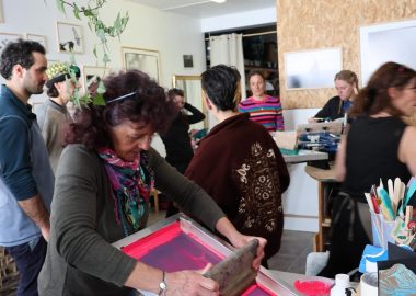 Stage de sérigraphie – Atelier Do it yourself avec L’Ile de Dante