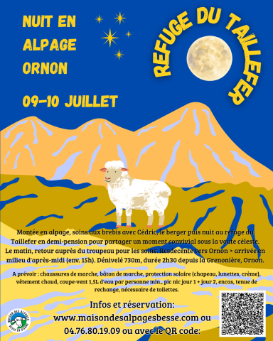 EEN NACHT OP DE ALPENWEIDE VAN LE TAILLEFER_Oulles