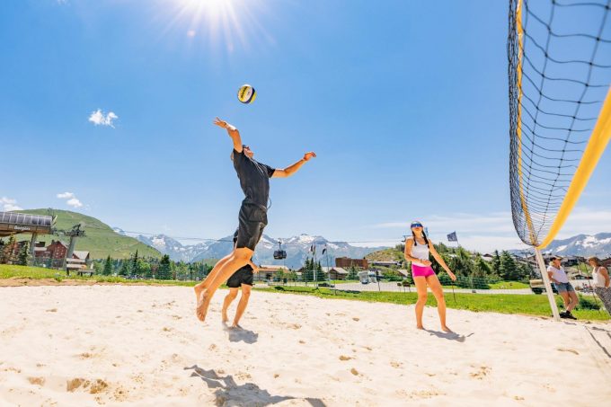 Beachvolleybalveld_Alpe d’Huez