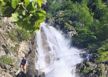 Le Petit Pilier de la cascade – Odile Martin Cocher – Aventure Verticale La Meije