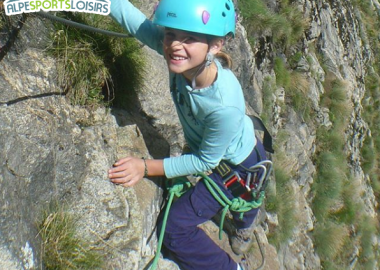 Via ferrata : initiatieparcours voor kinderen en volwassenen