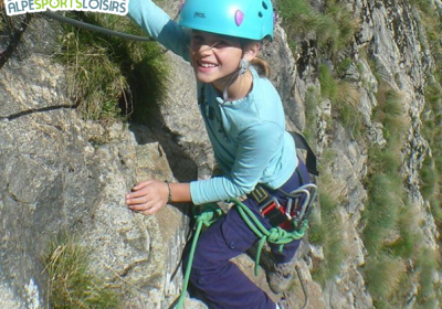 Via ferrata : initiatieparcours voor kinderen en volwassenen